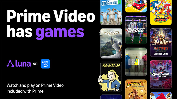 Amazon Luna now lives inside the Prime Video app