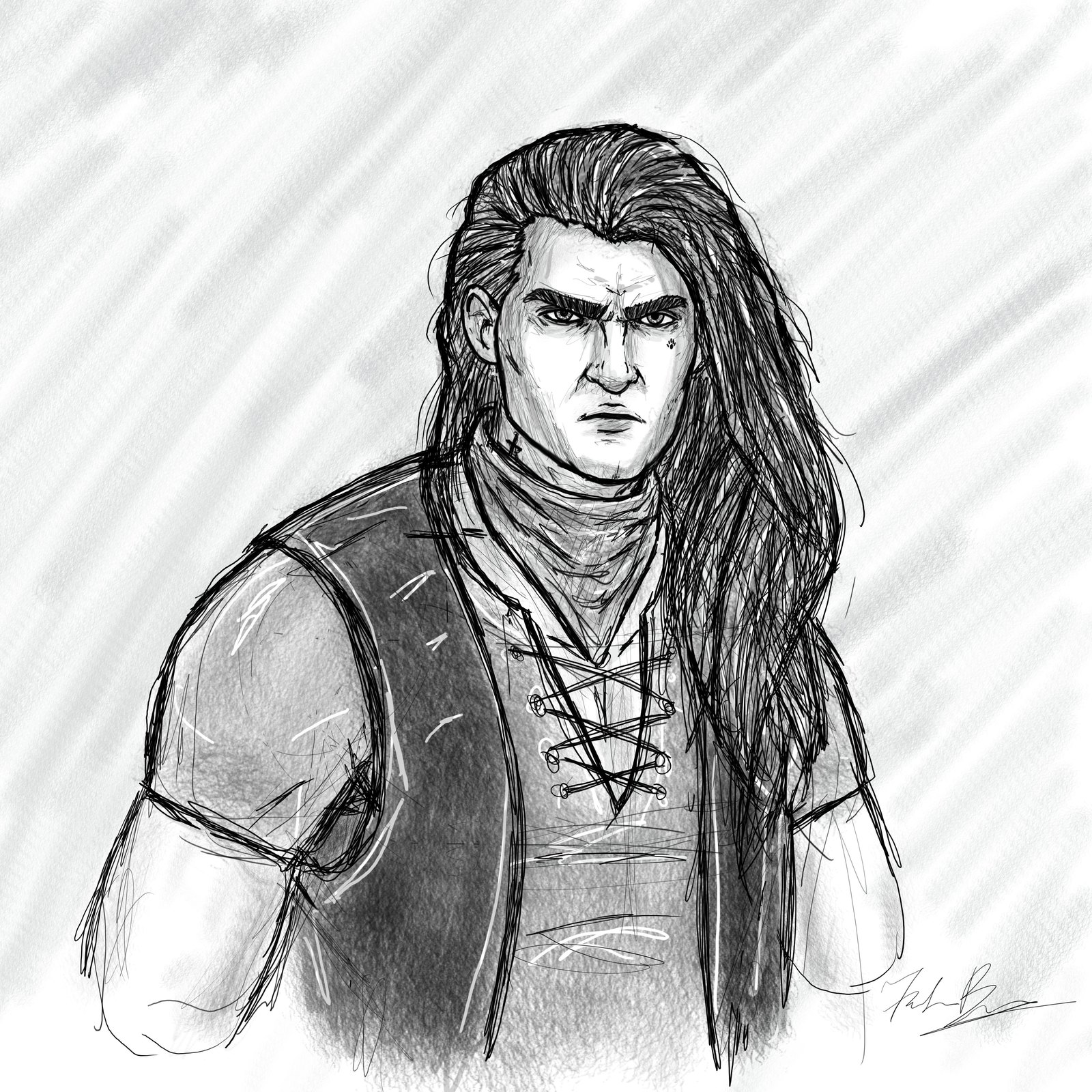 Fan art of Carl by fionnde