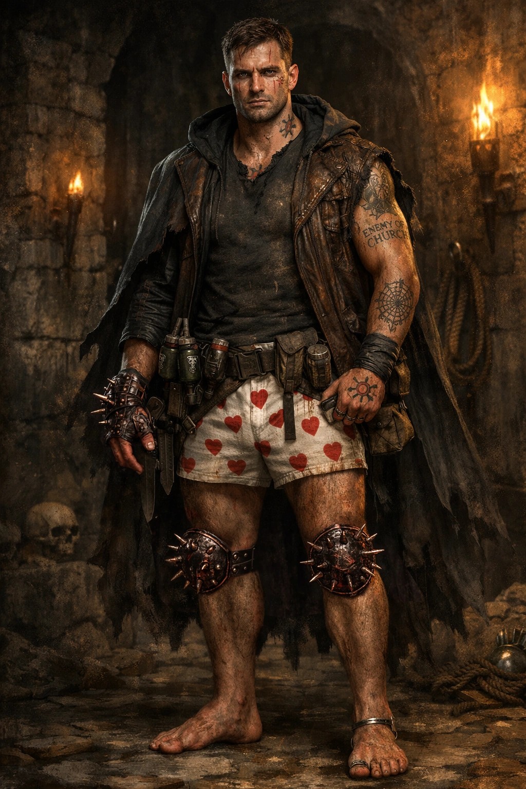 Fan art of Carl with gauntlet