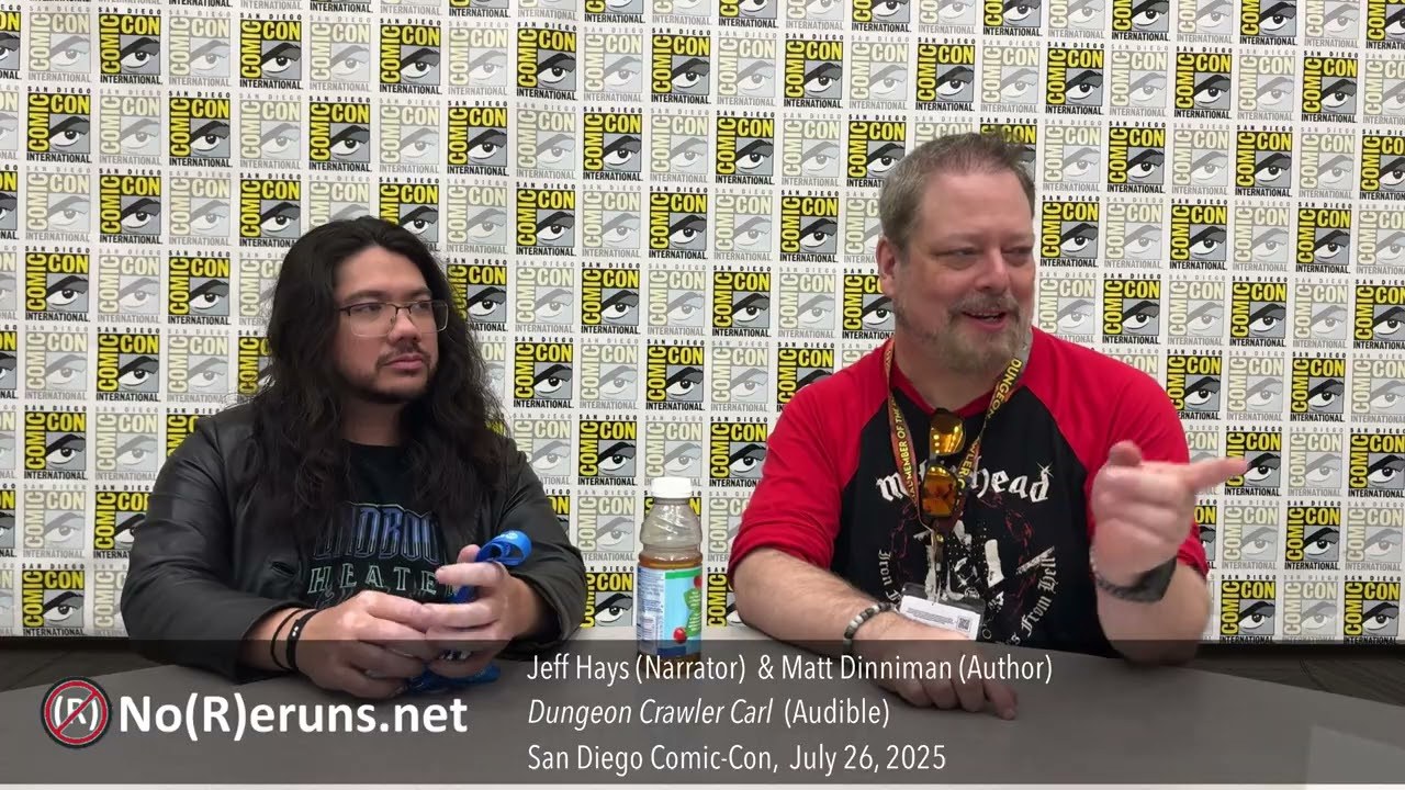 Video still from Matt Dinniman and Jeff Hays SDCC Q&A