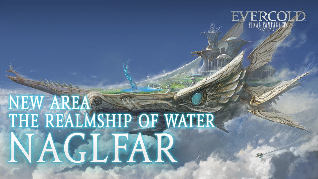 FFXIV Evercold shows Naglfar, the Realmship of Water