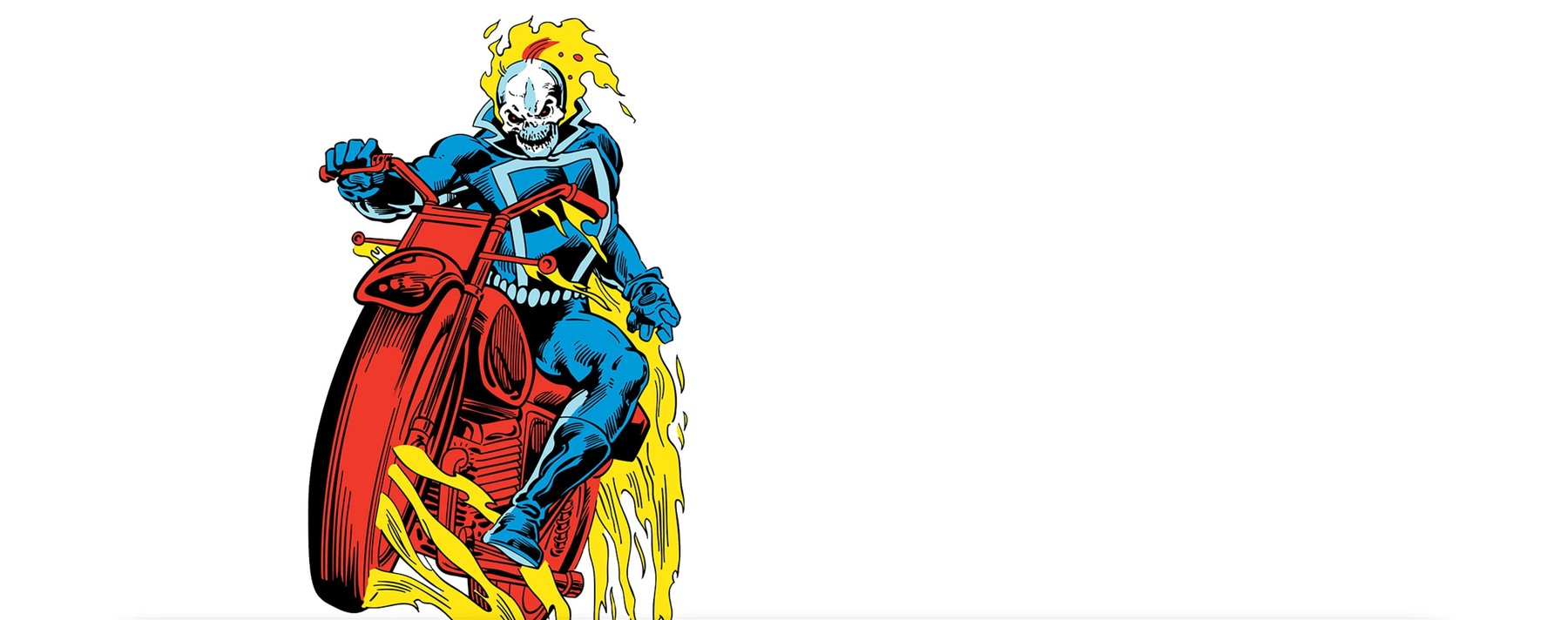 Marvel Comics promotional art of Ghost Rider