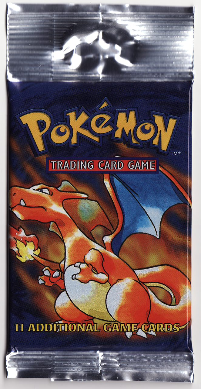 English Base Set Charizard booster pack