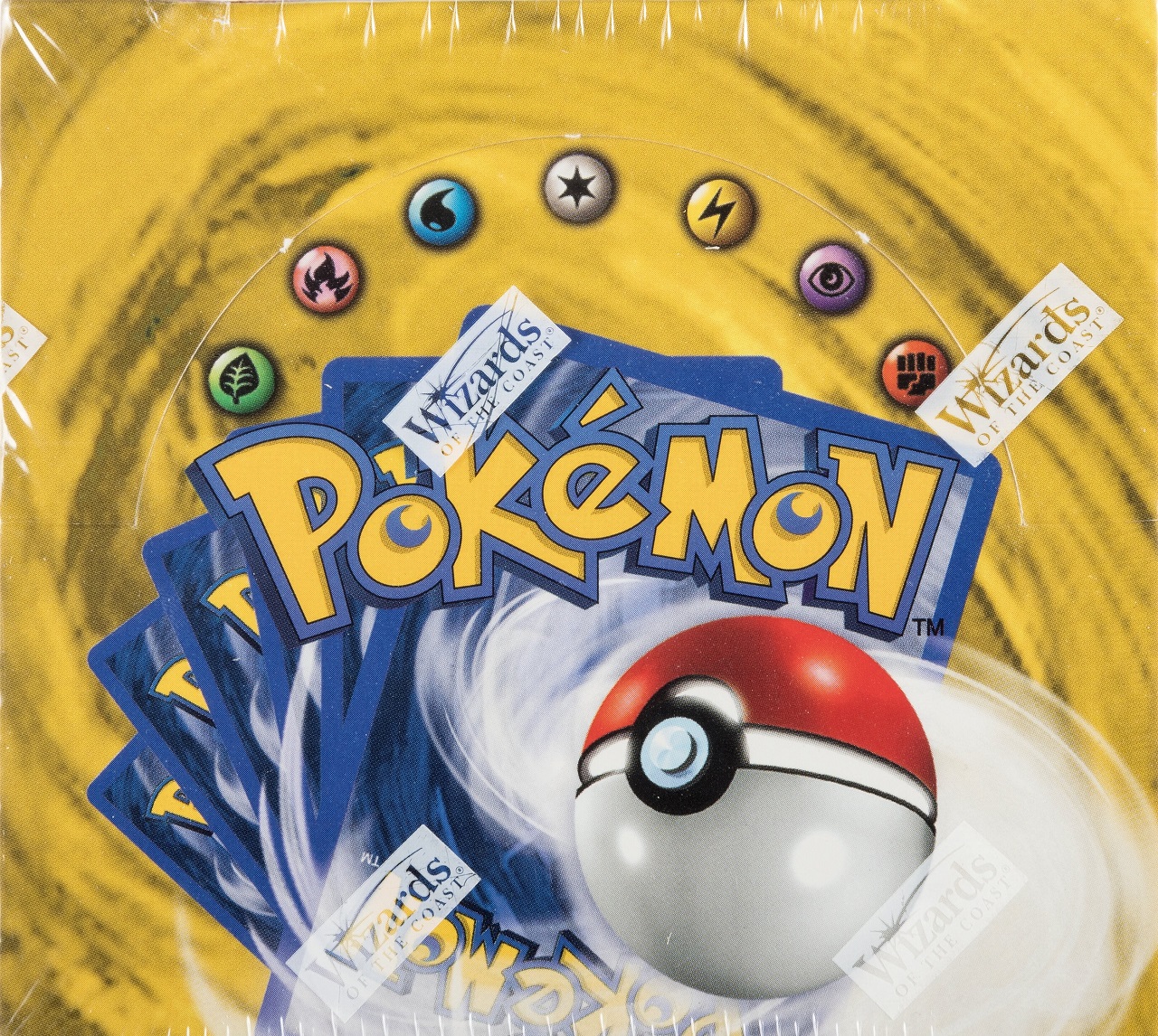 Pokémon TCG booster box on a table