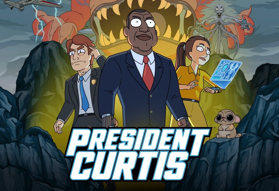 President Curtis poster